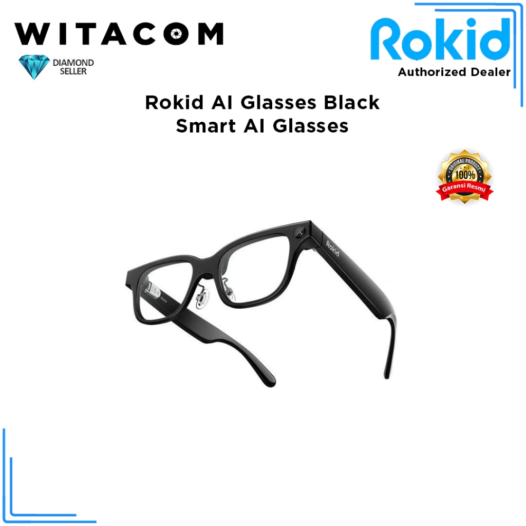 Rokid Glasses Smart AI Glasses Black - Original
