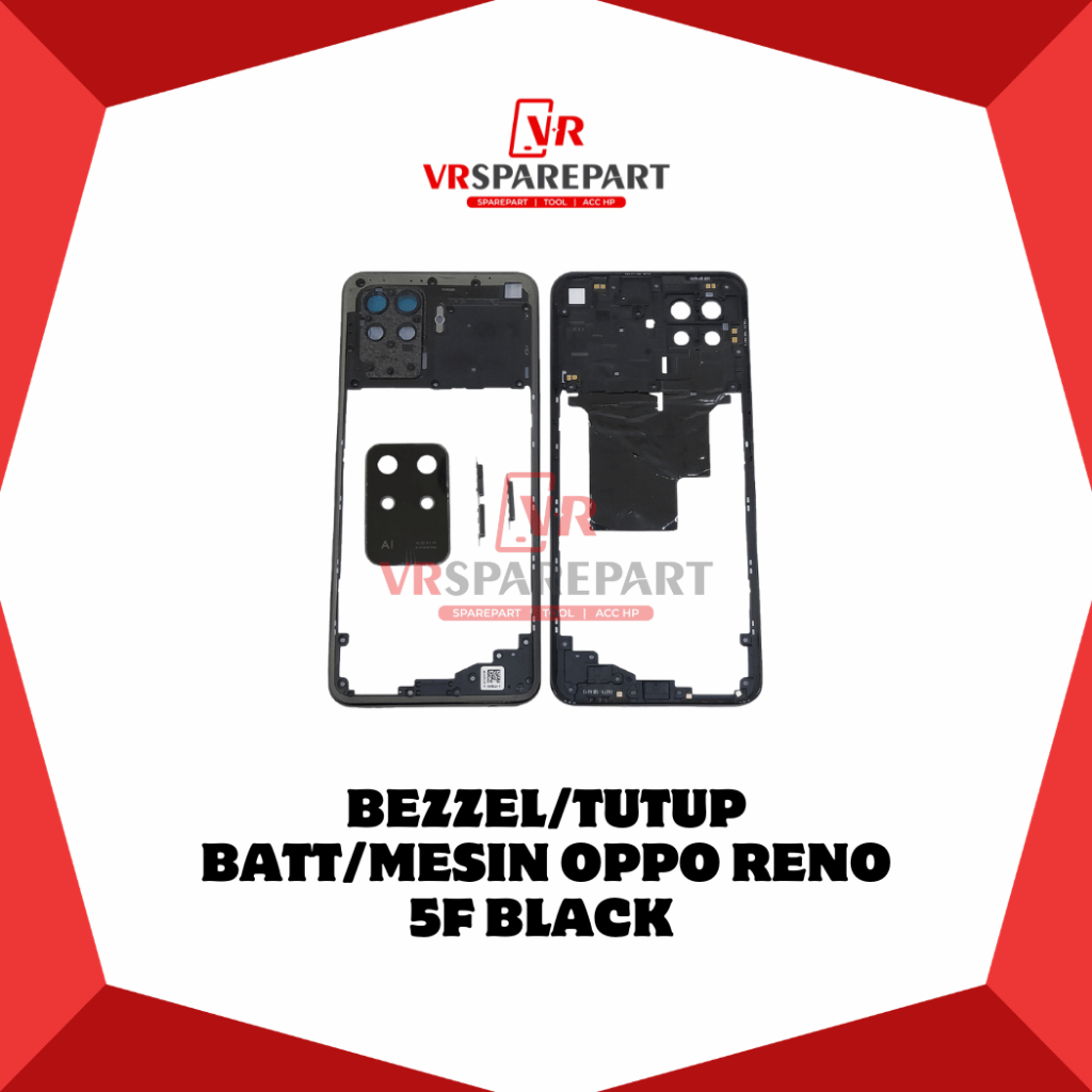 TUTUP BATERAI OPPO RENO 5F / TUTUP MESIN / BATRE