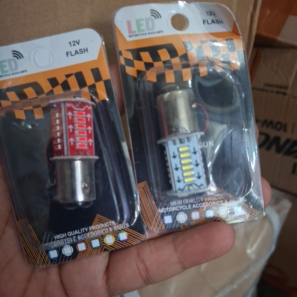 LAMPU LED STOPAN REM MODEL JAGUNG KEDIP 30 MATA