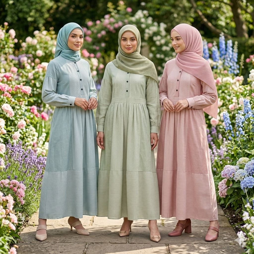 Gamis Cu2k Faiza Katun Premium Import Super Tebal Halus Dan Elegan Gamis Cu2k Original