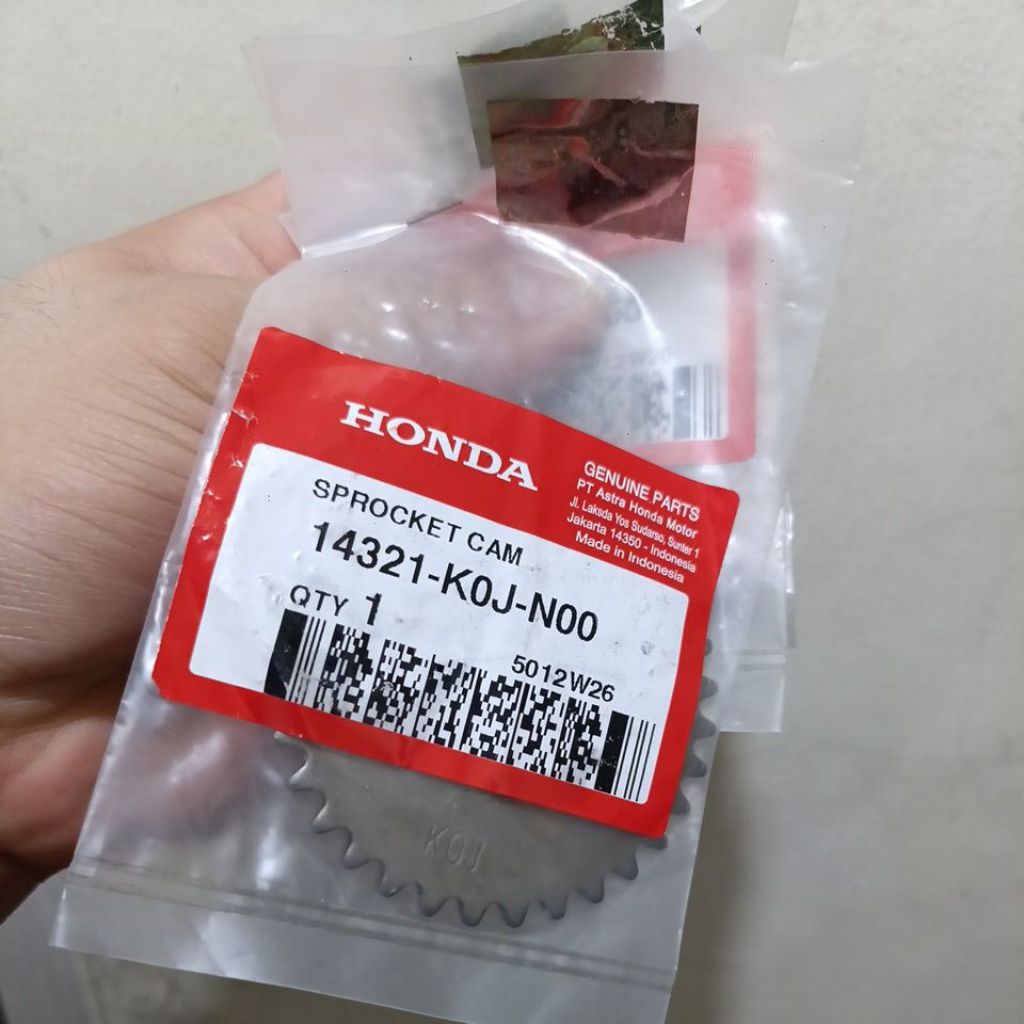 Gear gigi sentrik atas GENIO BEAT LED 2020 SCOOPY 2021 K2F 14321 K0J N00 sprocket cam