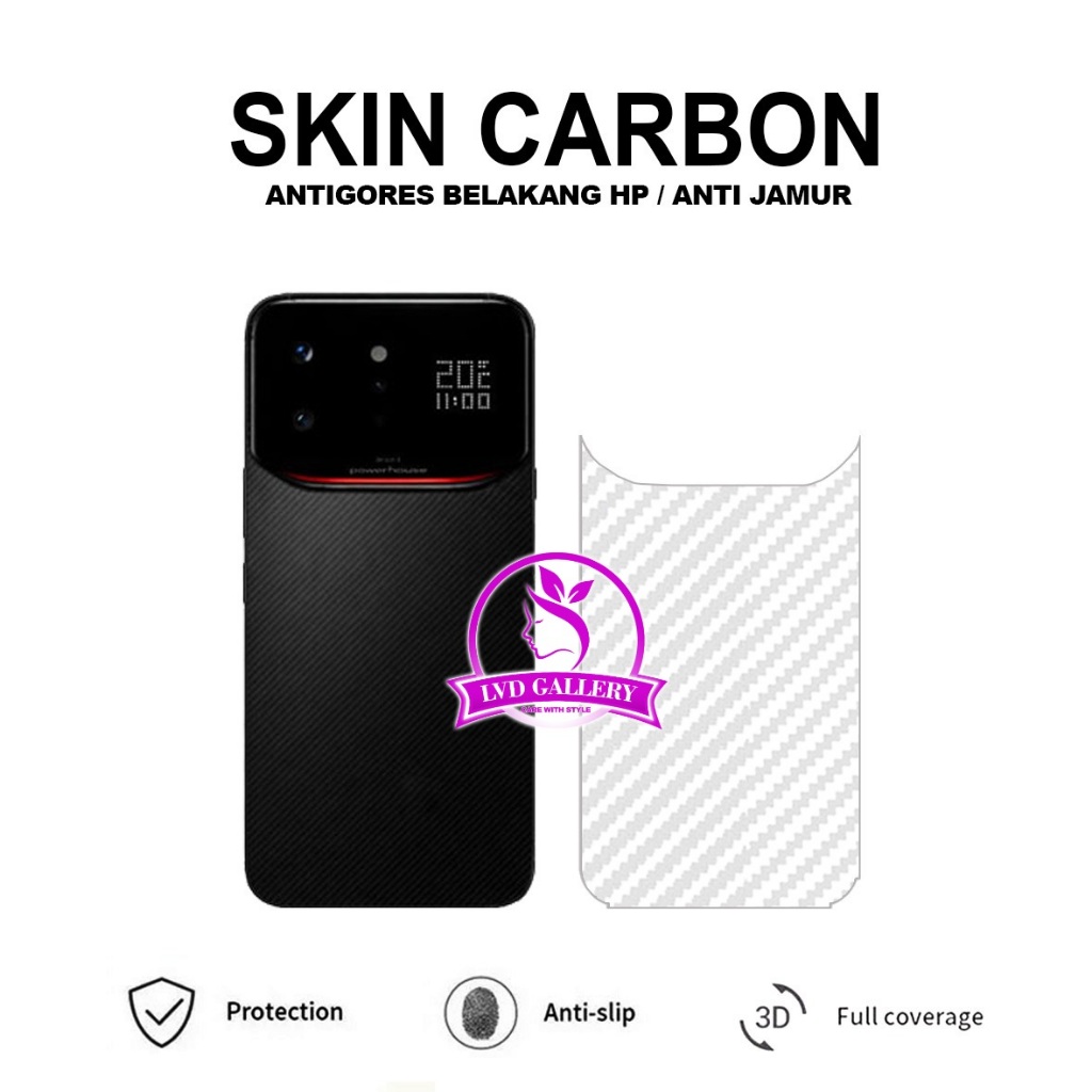 Infinix Note 60 Ultra Infinix Note 60 Infinix Note 60 Pro Skin Carbon Transparan Garskin Anti Gores 