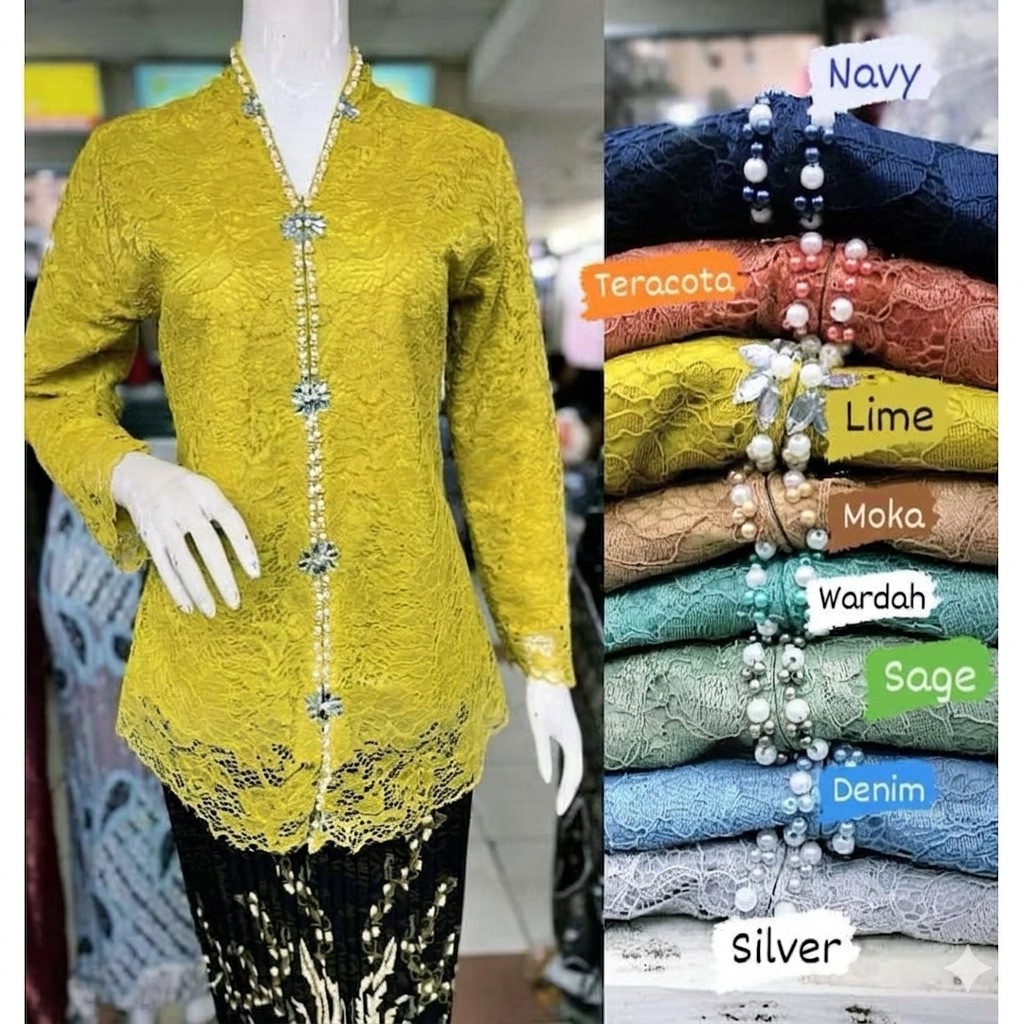 SETELAN KEBAYA ENCIM//SETELAN KEBAYA WISUDA//SETELAN KEBAYA LAMARAN