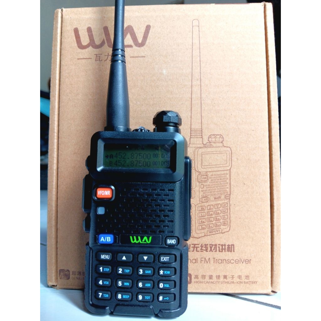 HT WLN KD-UV1 DUAL BAND VHF/UHF mirip BF UV5R