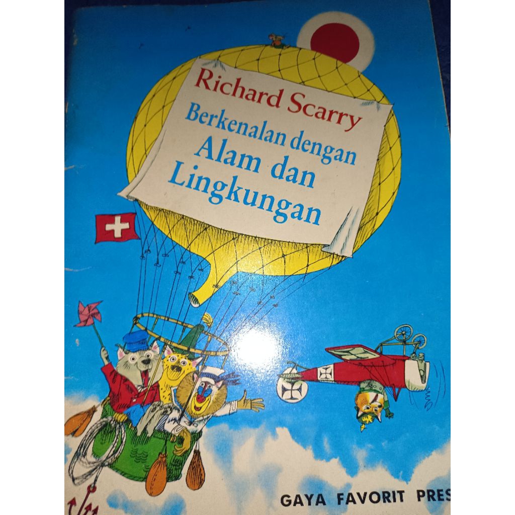 Buku Anak Richard Scarry Berkenalan dengan alam dan lingkungan, buku ilustrasi berwarna, buku Berken