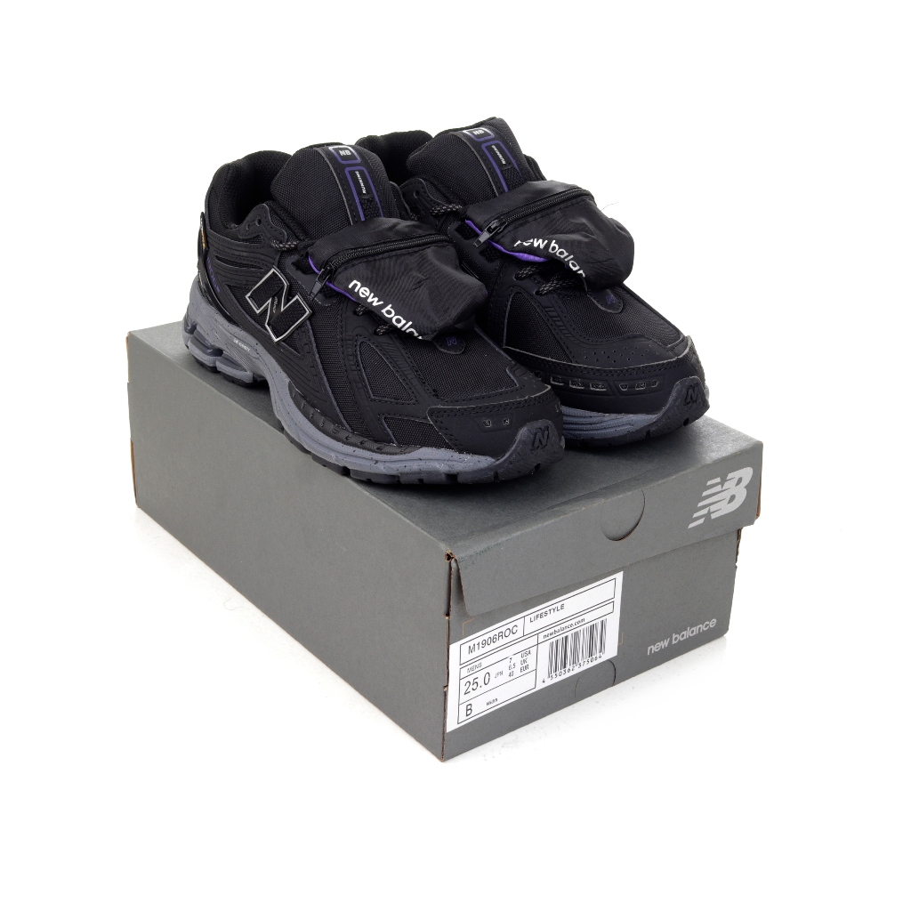 (SLKCK) Sepatu Sneakers New Balance M1906ROC Cordura Pocket Black - NB 1906