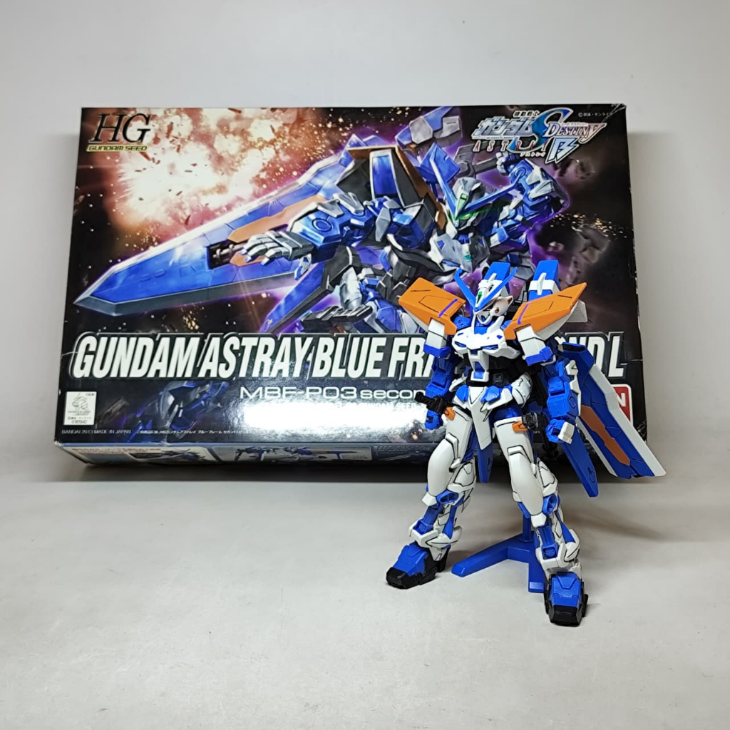 Bandai HG Astray Blue Frame 2nd L / Gundam Seed Destiny 1/144 2nd Sudah Rakit H174