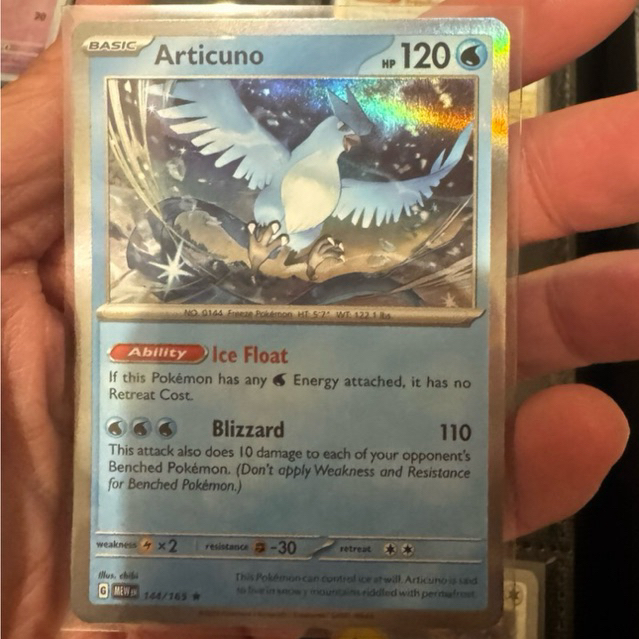 Articuno 144/165 - Kartu Pokemon English
