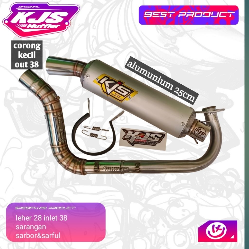 KNALPOT KJS ORIGINAL MODEL KWHR