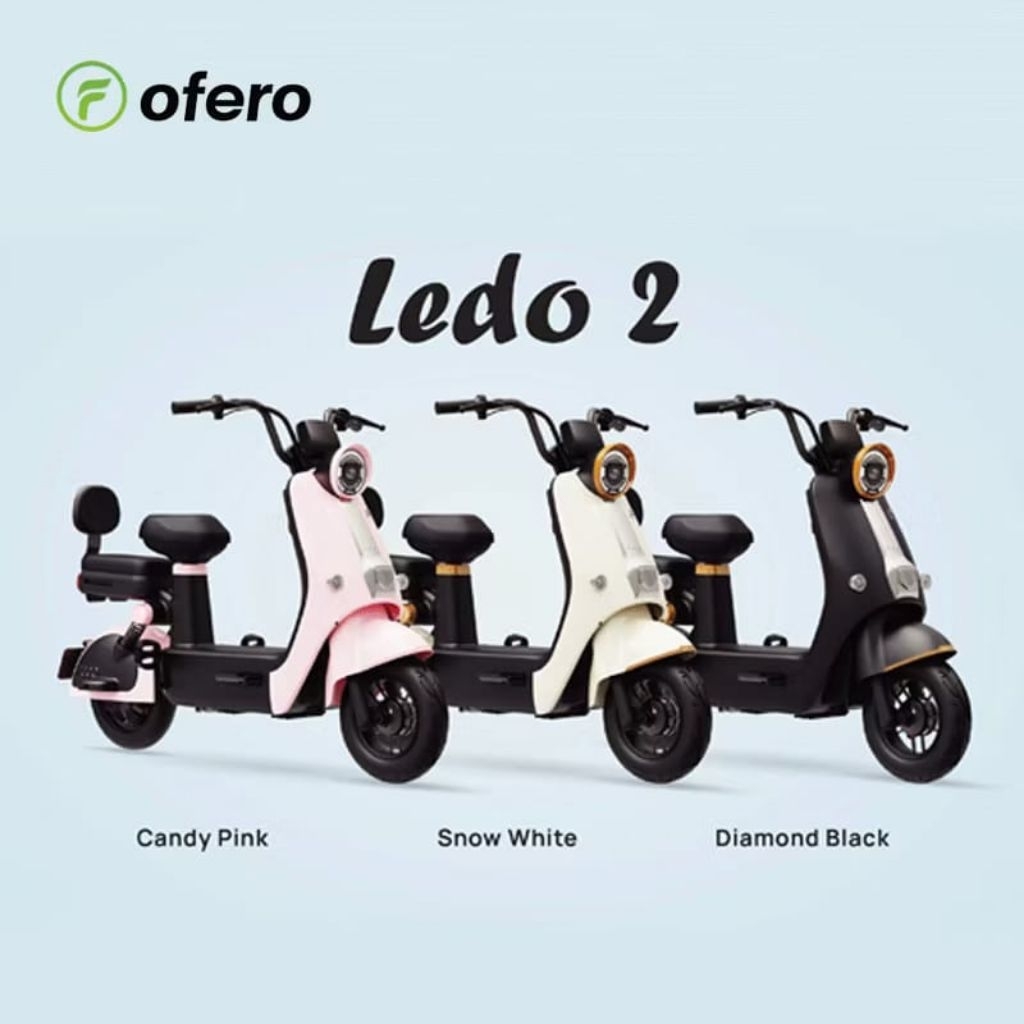 Sepeda Listrik Ofero Ledo 2 Anti Air lucu 3 jutaan garansi resmi