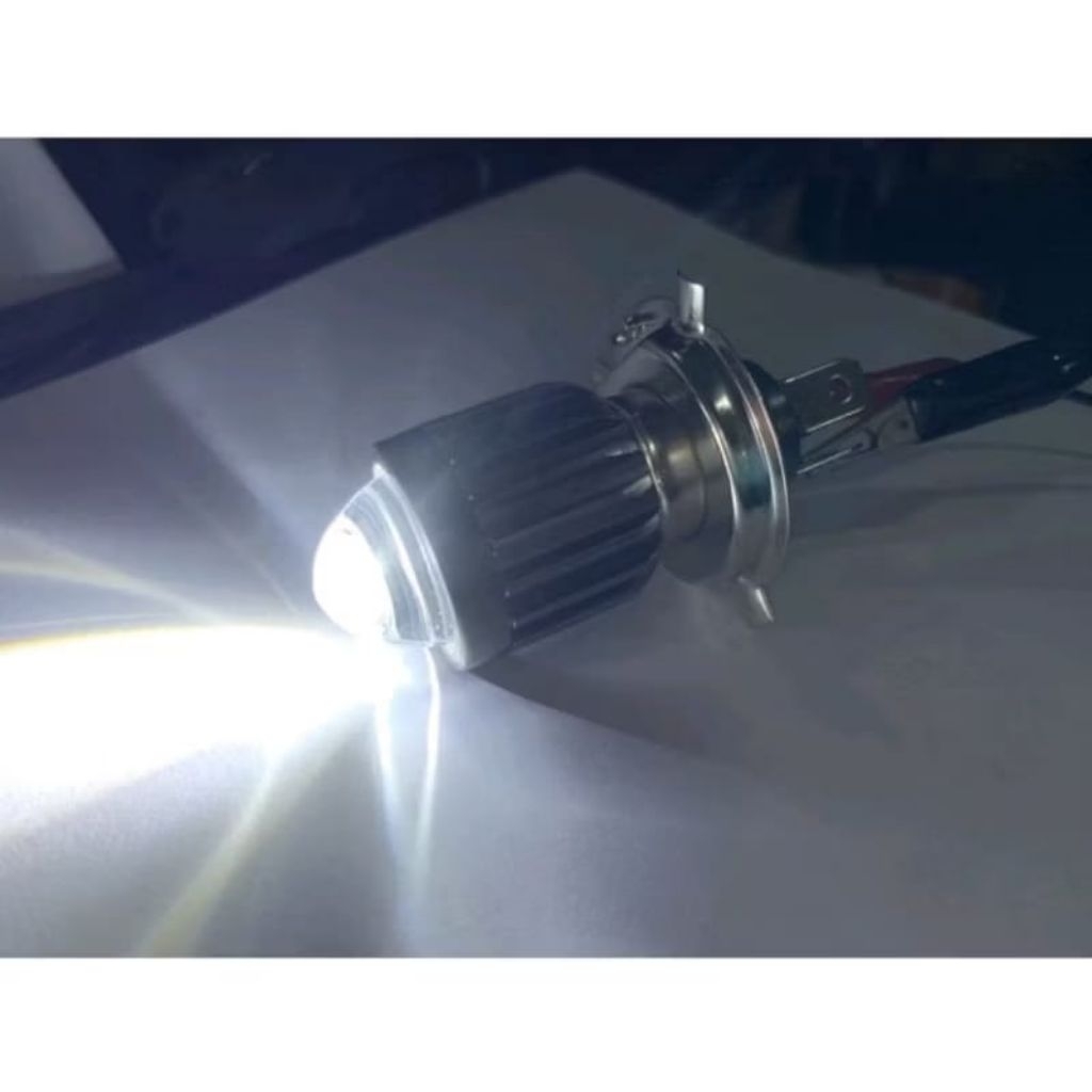 PROMO LAMPU UTAMA LED H4 LASERGUN HI LOW AC DC VIXION,NINJA,KLX,DLL