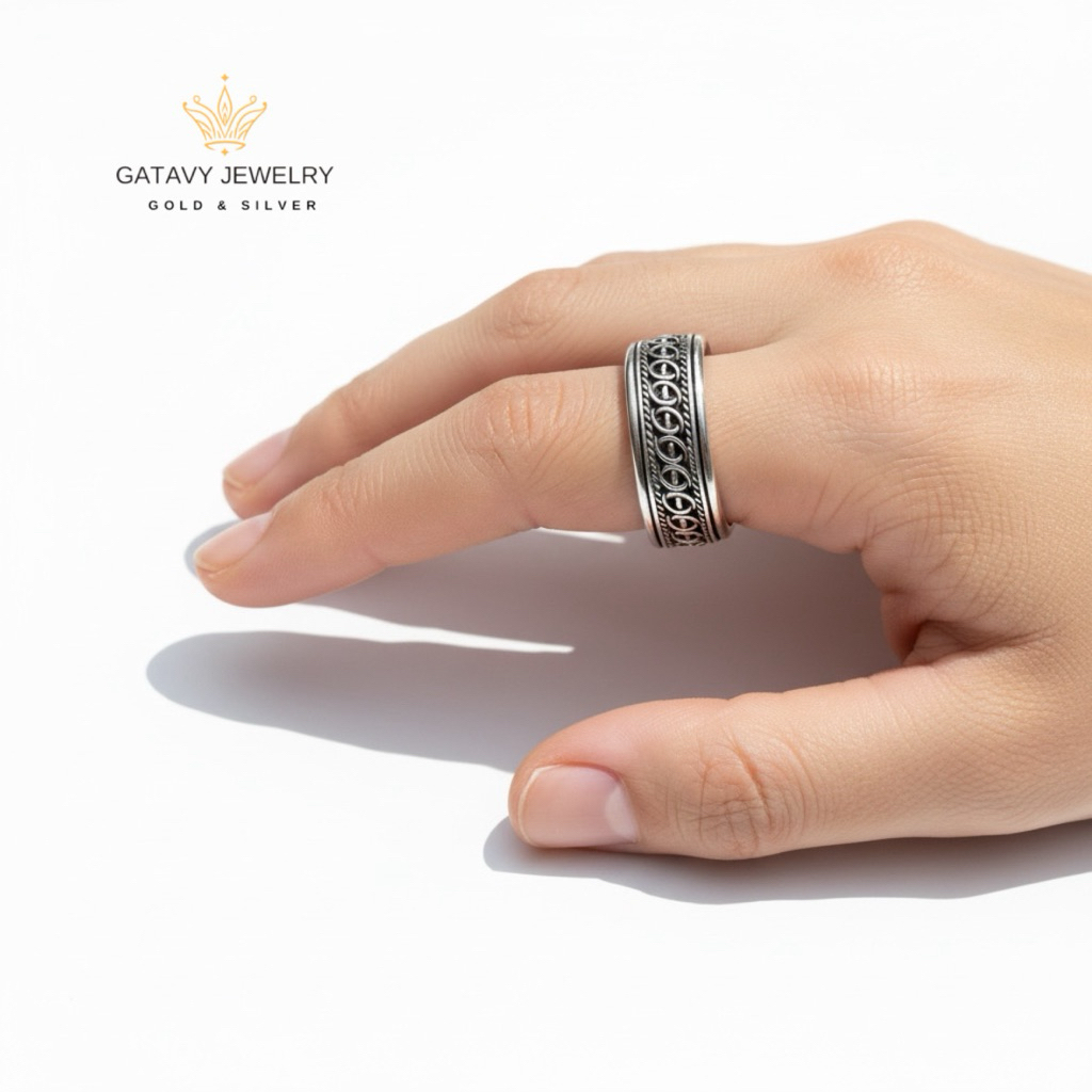 Cincin Perak Asli Bali 925 Jalinan