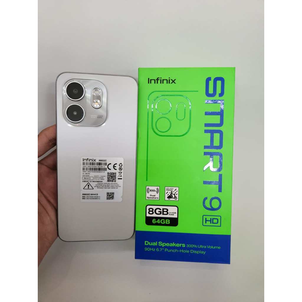 Infinix smart 9 HD ram 4/64 fullset