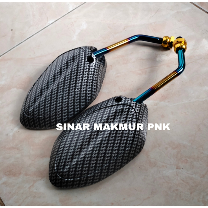 SINAR MAKMUR Spion Twotone Carbon Karbon Beat Vario 125 150 Scoopy PCX Scoopy Spacy spion beat karbo