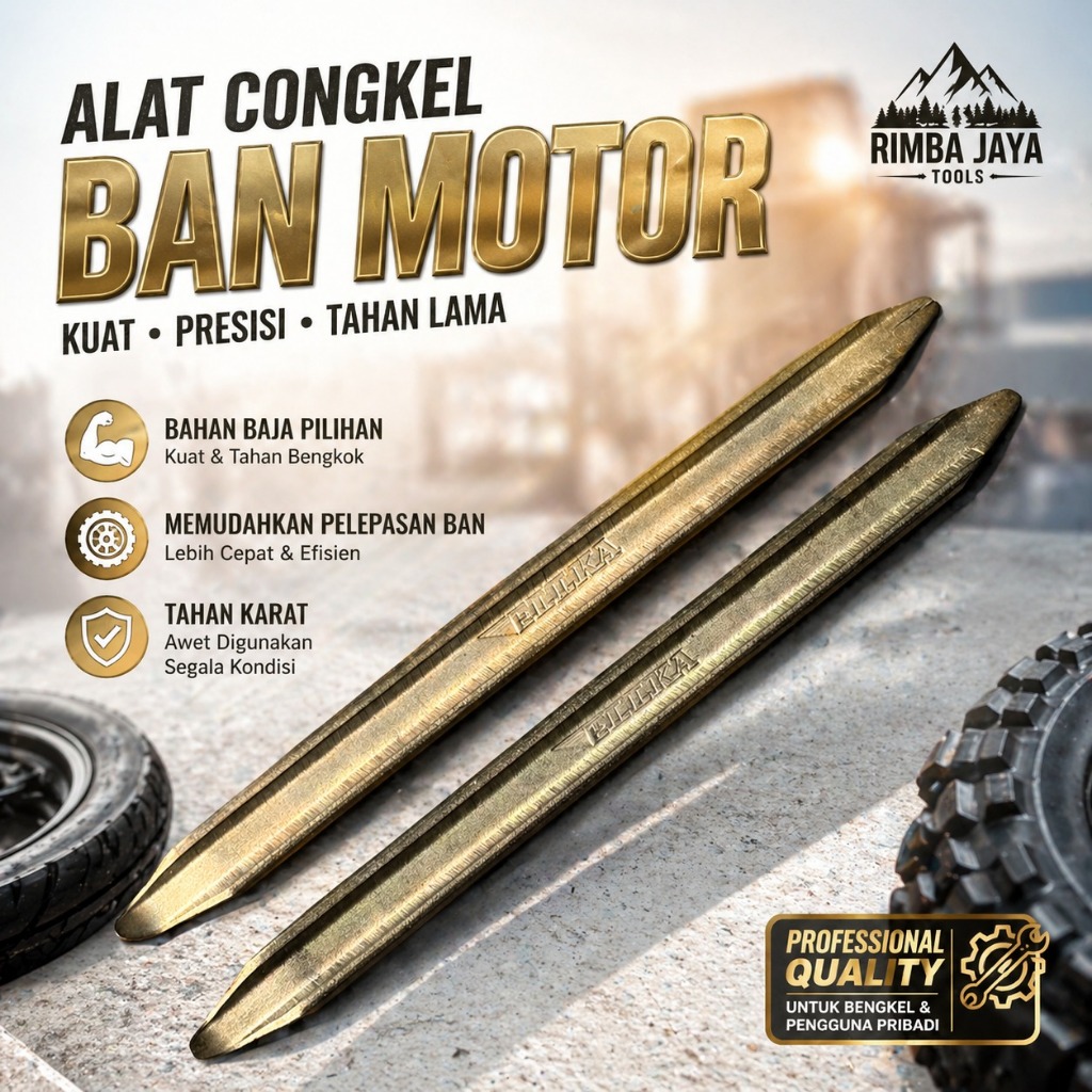 Alat Congkelan Ban 10 Inch (Paket Isi 2) - Sepasang Congkelan Ban 10 Inch