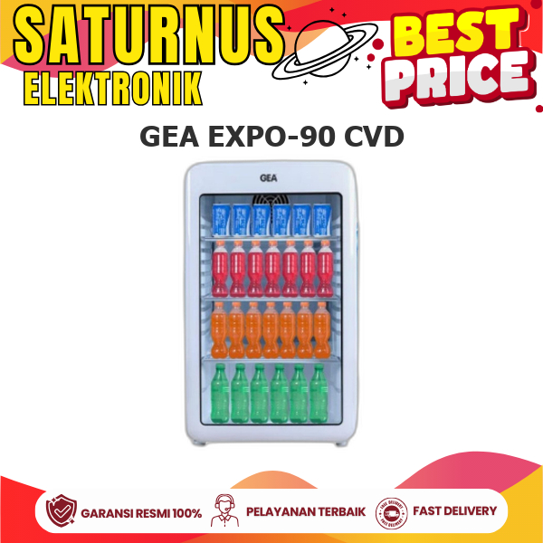 GEA EXPO-90 CVD Showcase Mini Display Chiller 95 Liter Portable EXPO-90 CVD EXPO-90 EXPO90 EXPO 90