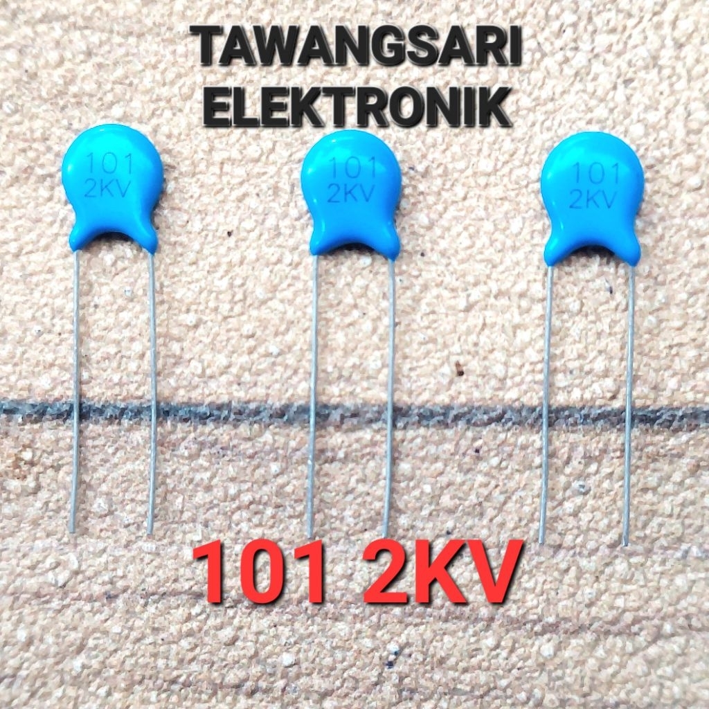 Kapasitor 101 2KV Keramik 100PF 2000V Capasitor