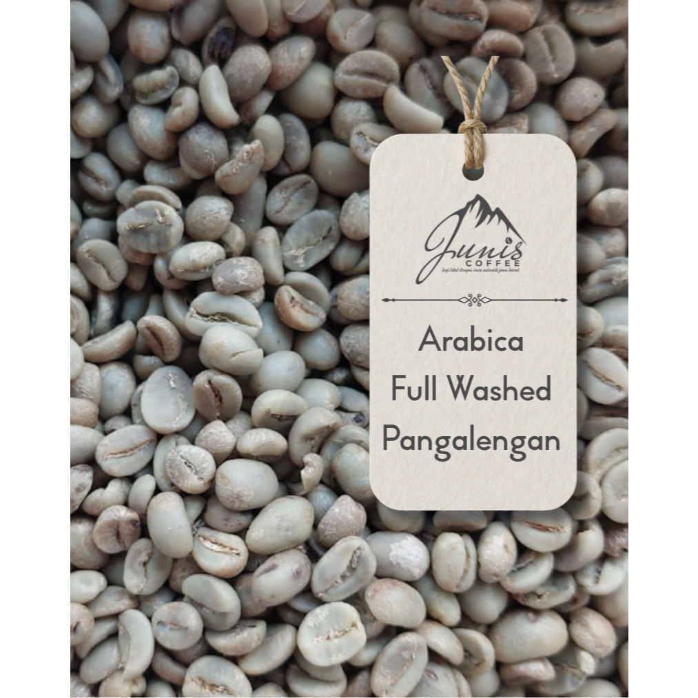 Green Bean Kopi Arabika Pangalengan Full Wash Single Origin | junis coffee | 1 kg