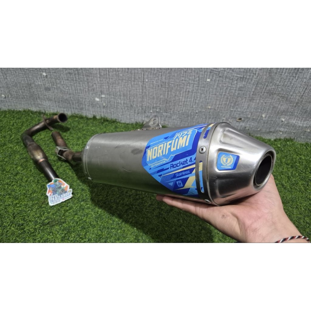 KNALPOT SECOND NORIFUMI ROCKET 4 WR155 WR 155R STANDAR STAINLES