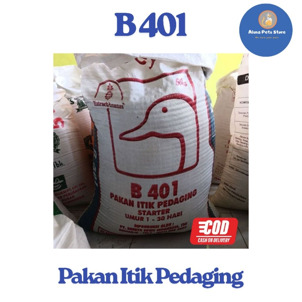 B401 pakan itik pedaging 1 kilogram murce men/ pakan entog pedaging pakan anak bebek 1 kg