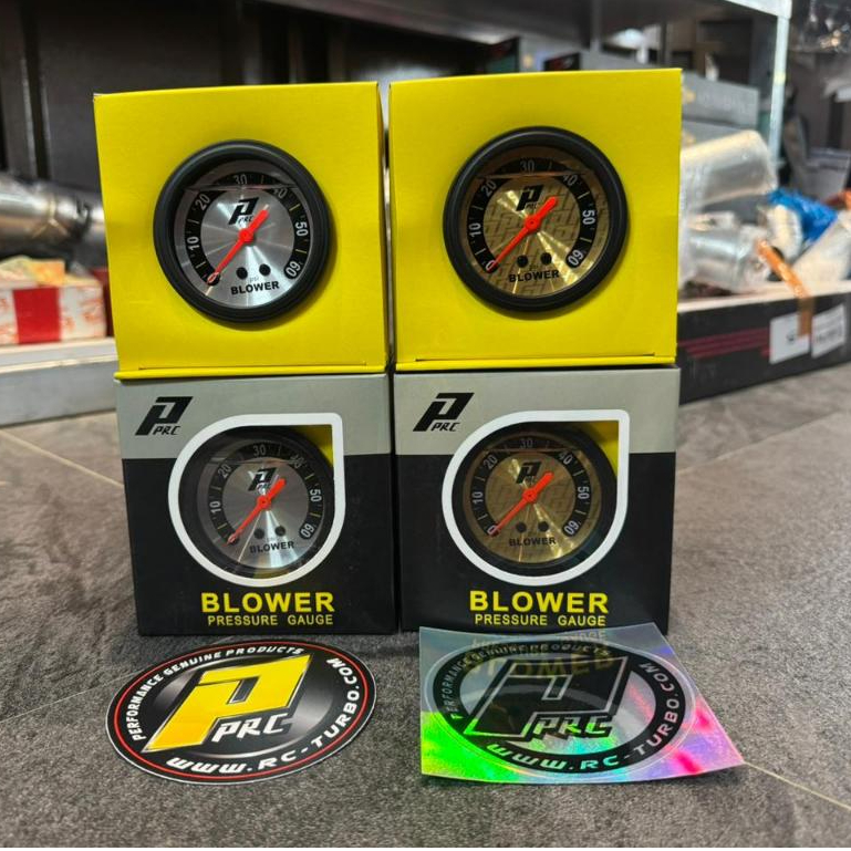 Boost meter PPRC Original Blower Pressure 60 PSI KOMPLIT SET