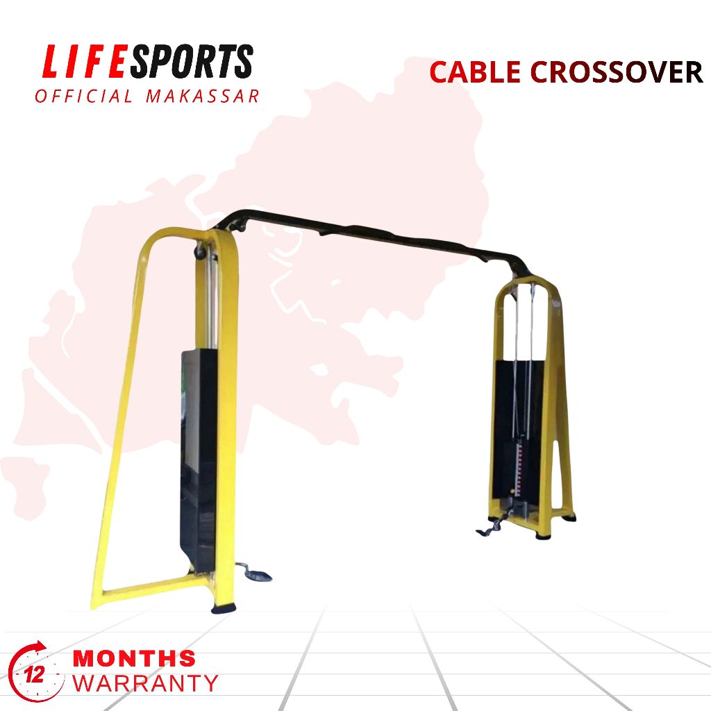 LIFESPORTS - alat olahraga fitness gym machine cable crossover lokal