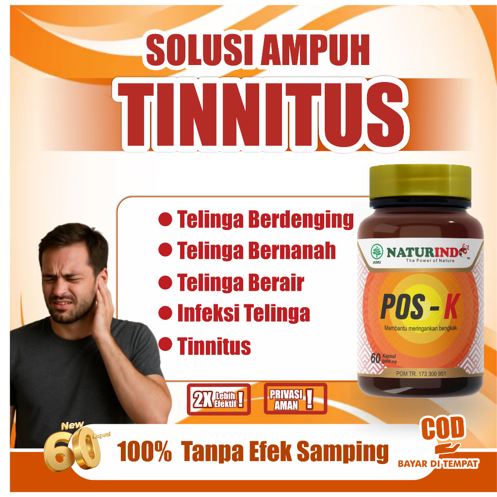 OBAT TINNITUS TELINGA BERDENGUNG BERDENGING AMPUH GANGGUAN PENDENGARAN TULI INFEKSI TELINGA