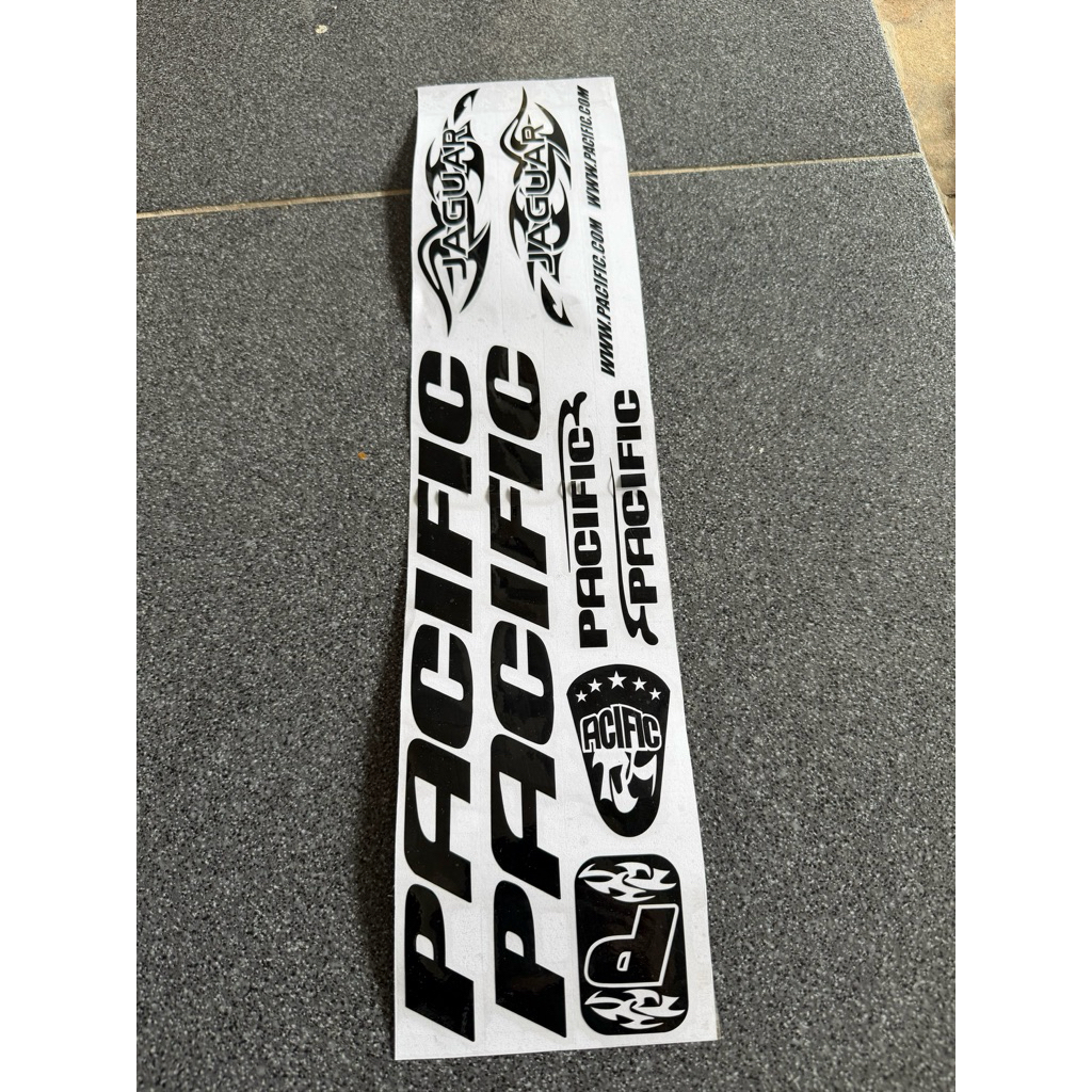 cutting stiker sepeda bmx pacific jaguar