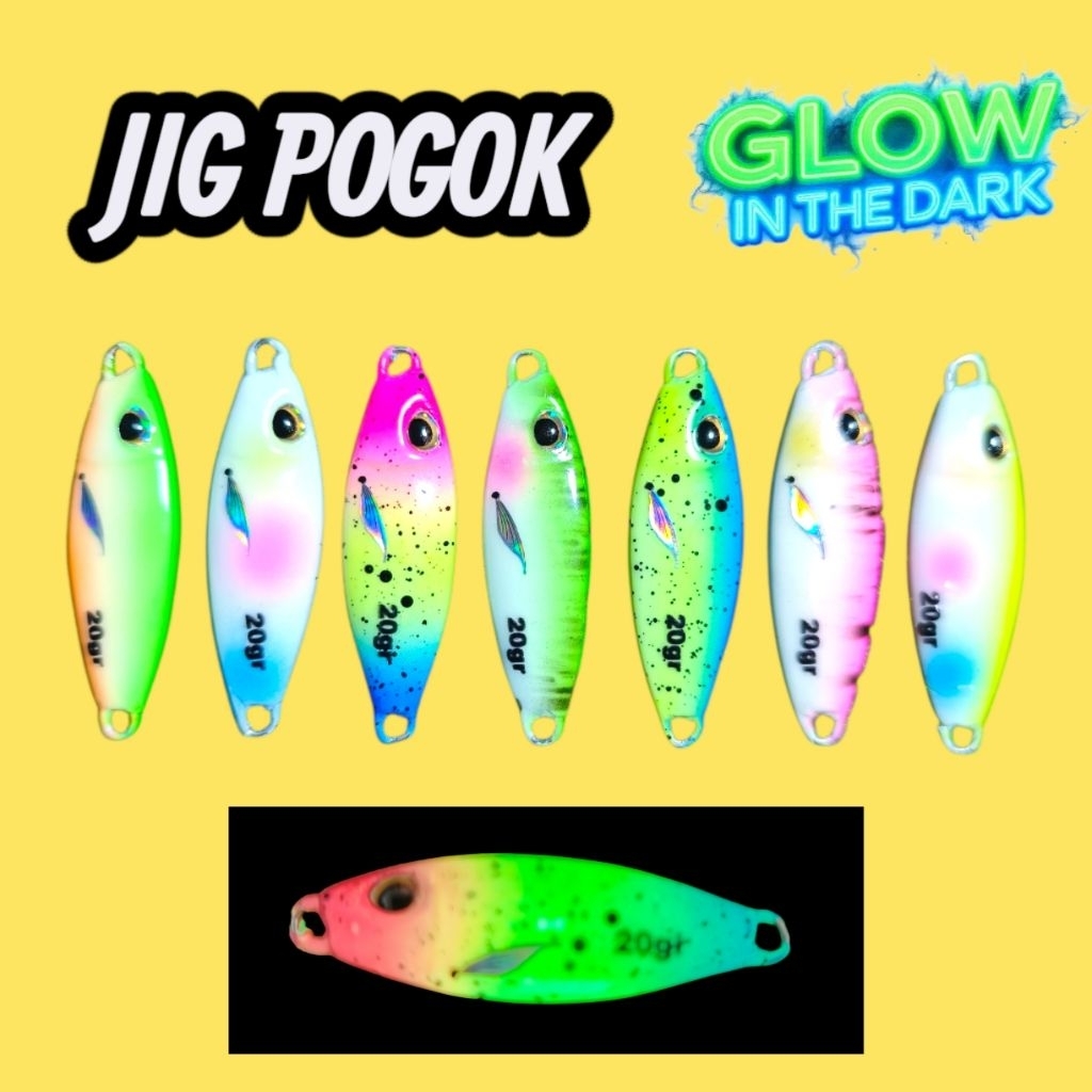 Umpan Pancing Metal Jig POGOK 10gr | 15gr | 20gr Umpan Casting Ultralight