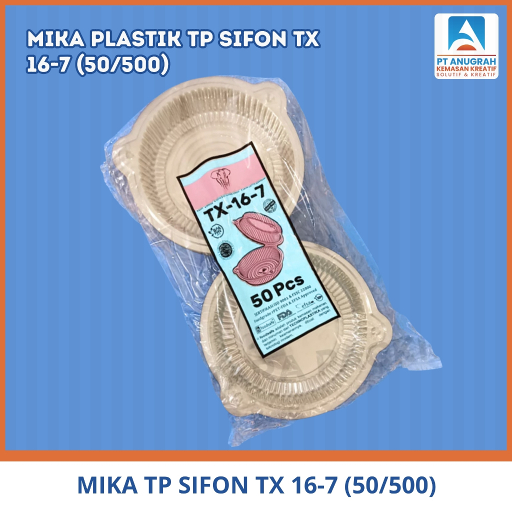 Mika Plastik Sifon 16cm (50 Pcs)