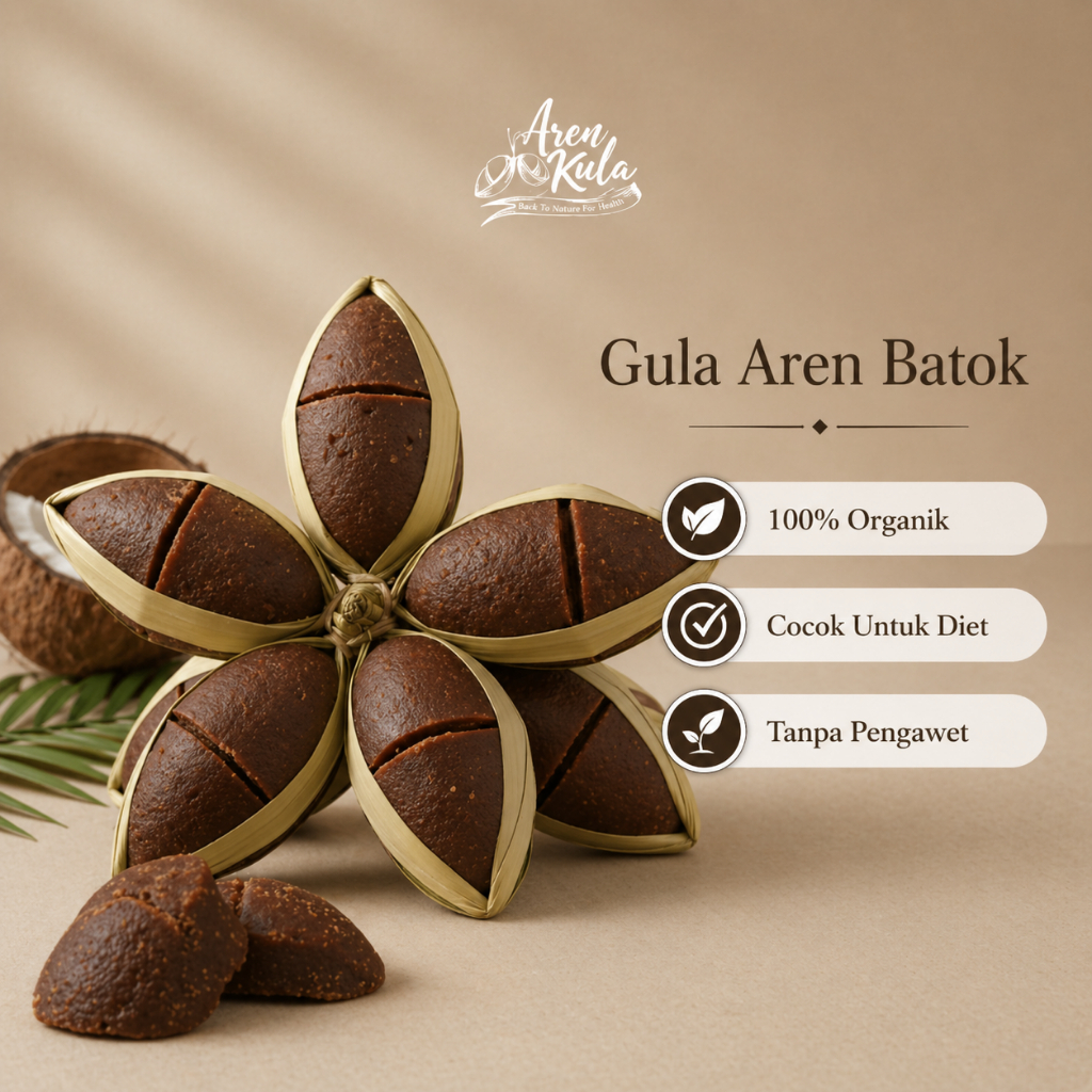 Gula Aren Cimenga Batok 1 Ikat (1 Kojor) Original Organik Murah | Best Seller | ArenKula | Campuran 
