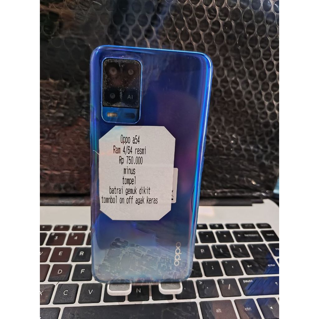 Oppo a54 4/64 Resmi minus cek deskripsi