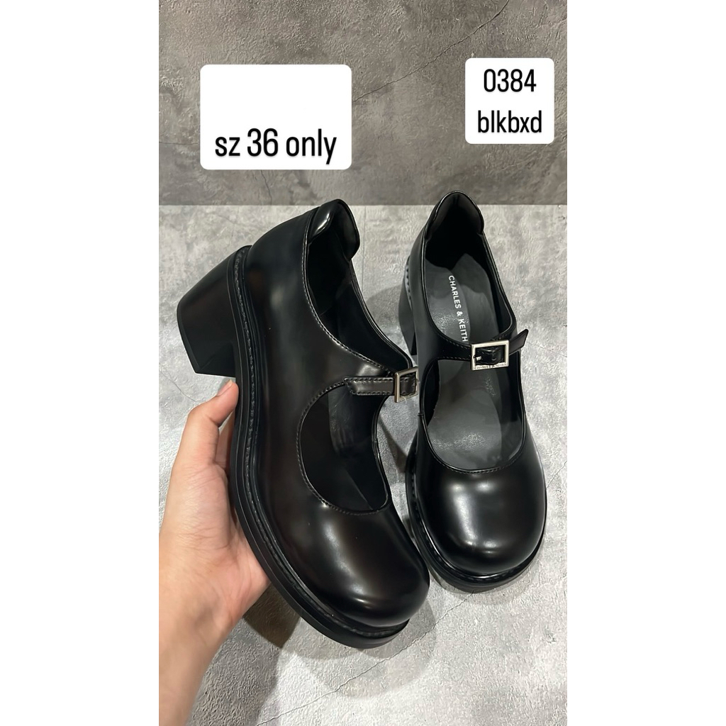 Charles & Keith Shoes - Black (100% Original)
