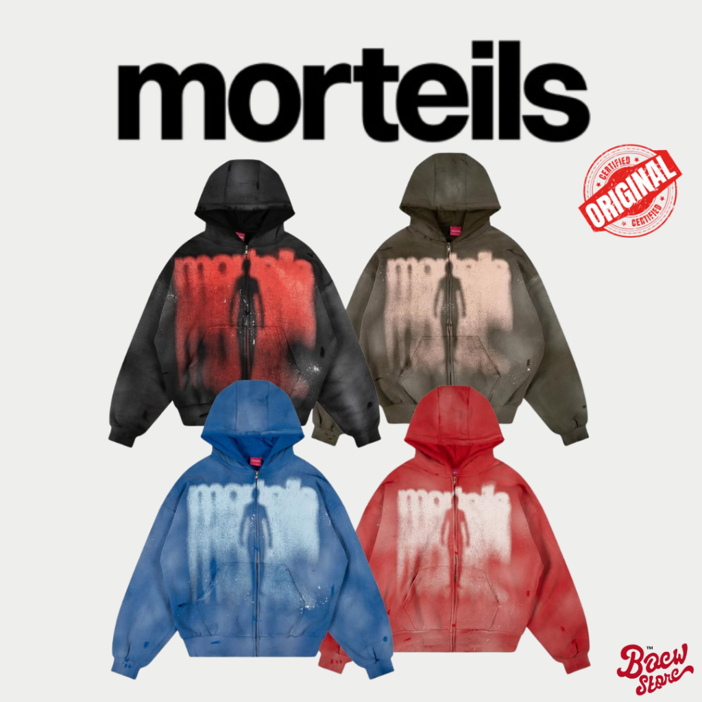 Morteils Deconst Zip Hoodie [100% ORIGINAL]