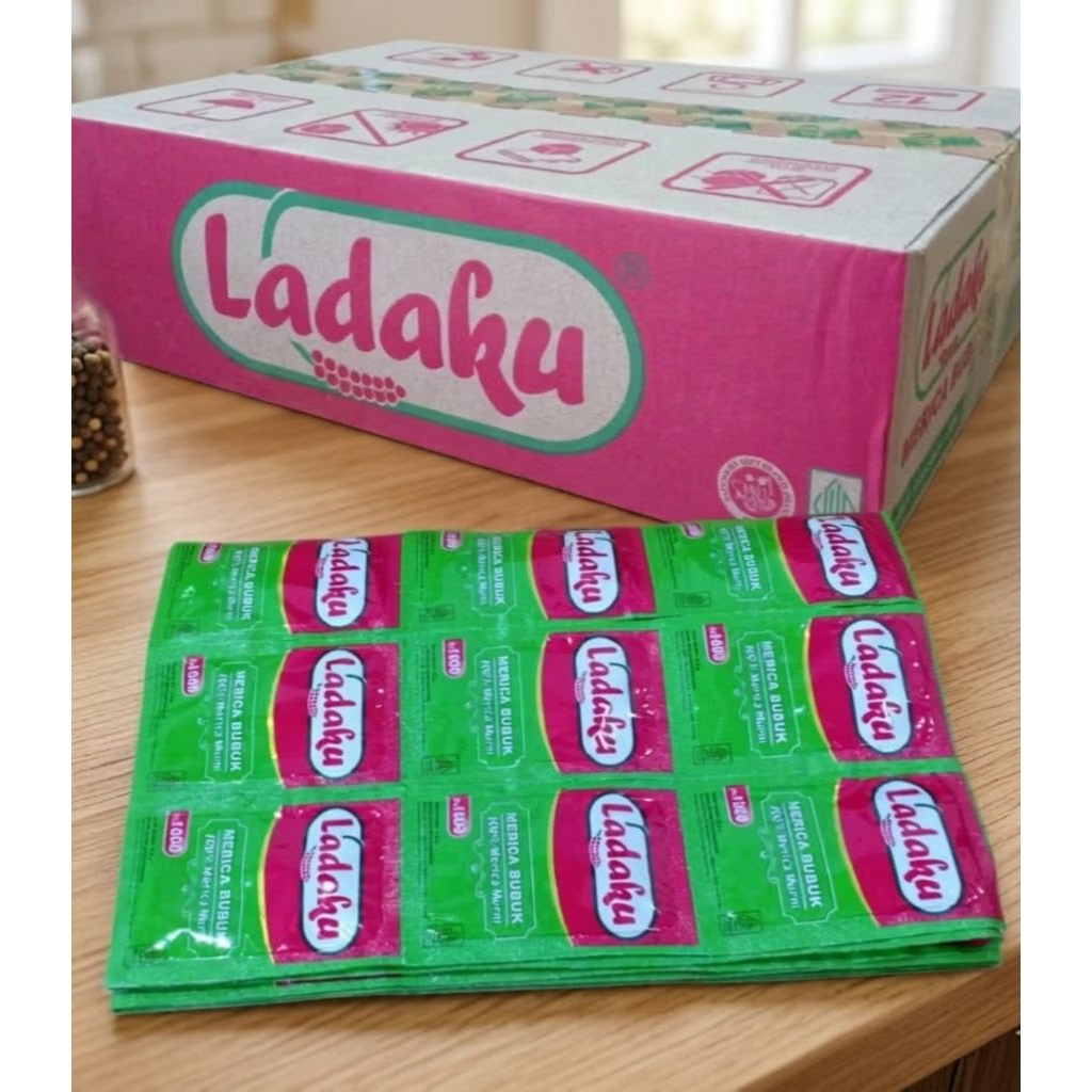 Ladaku Merica Bubuk 1 dus (Kemasan Karton/Grosir)