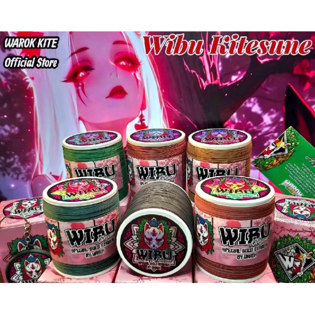 Gelasan Wibu Bahan Gold Premium Kuat dan Tajam