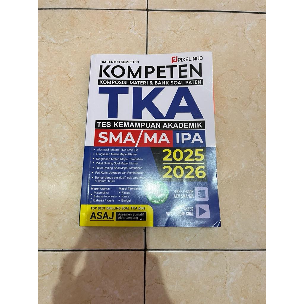 [preloved] buku kompeten tka sma ipa 2025/2026
