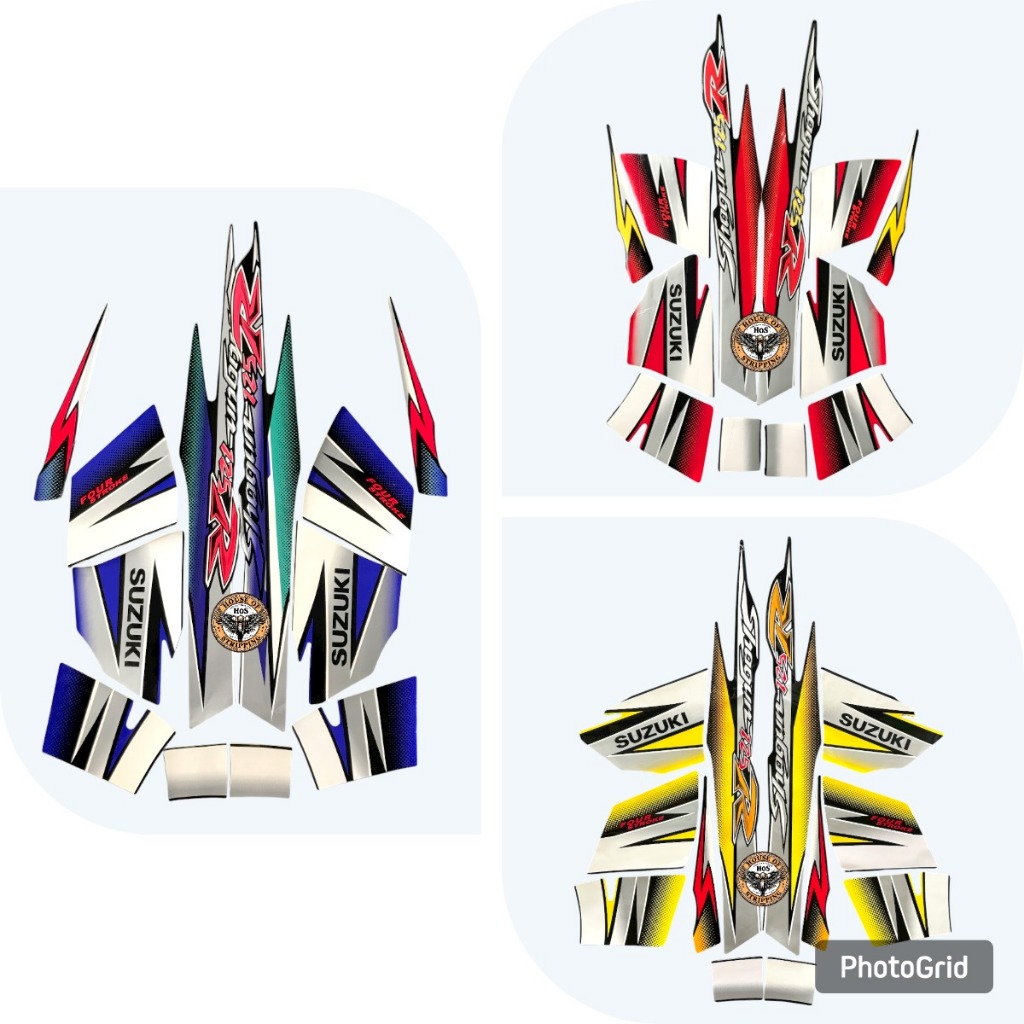 Stiker Striping Shogun R 125 2005
