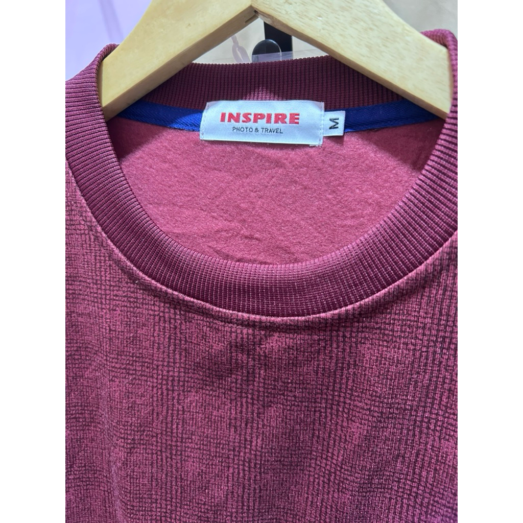 crewneck inspire maroon