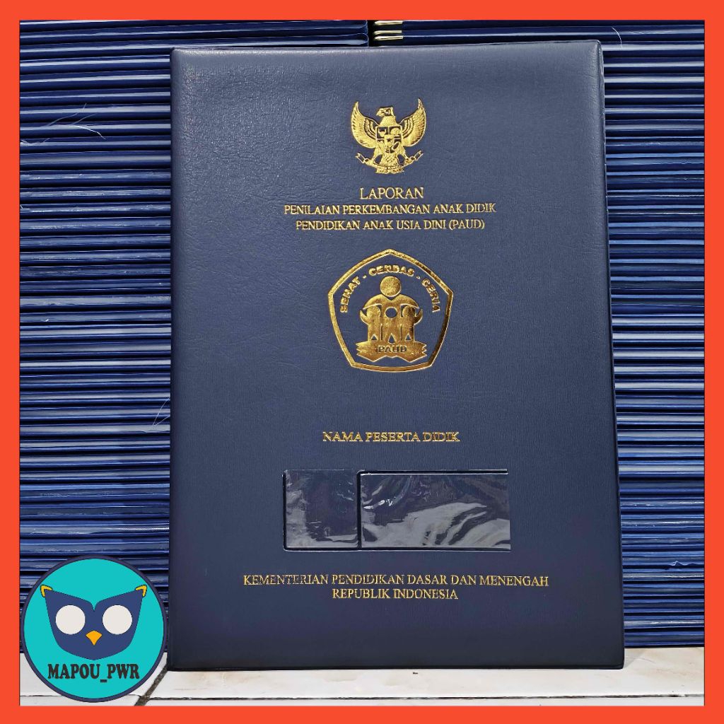 Map Raport PAUD Biru Dongker
