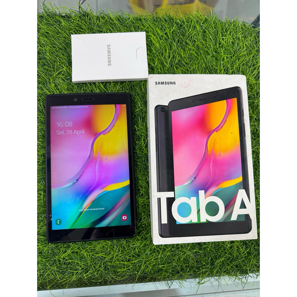 Samsung Tab A wifi+cell 4G 32gb lengkap