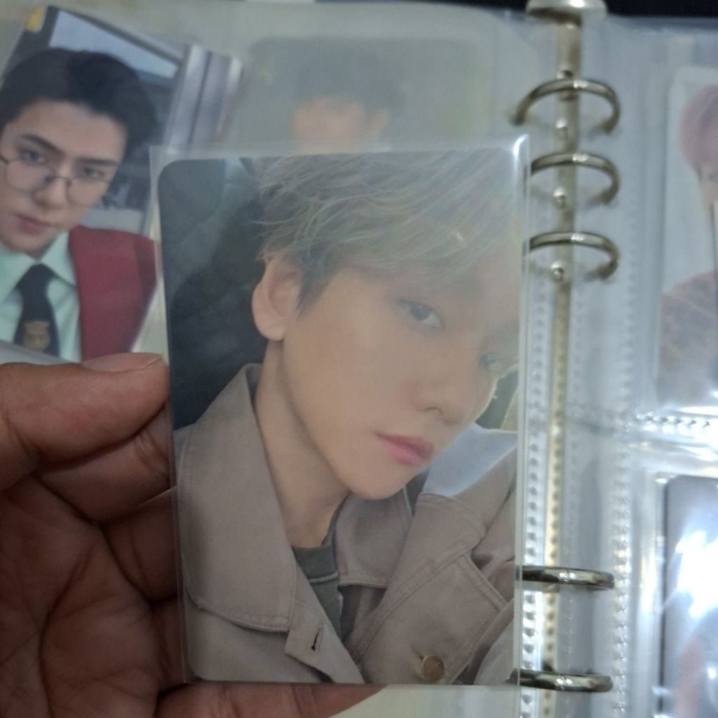 OFFICIAL BAEKHYUN EXO SUPERM PHOTOCARD  PC JOPPING KOREA KOREAN USA US VER