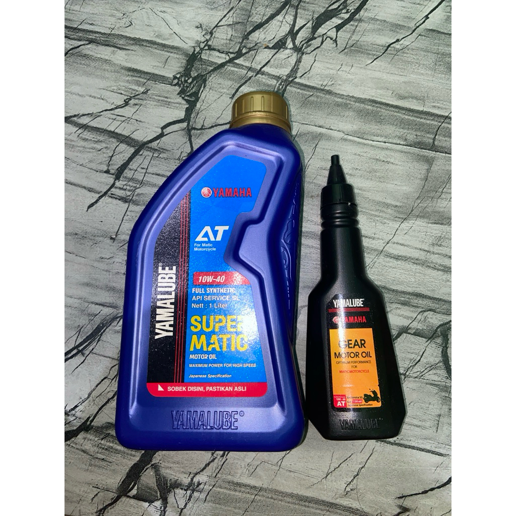 OLI 1 PAKET YAMALUBE SUPER MATIC DAN OLI GEAR YAMALUBE NMAX,AEROX,LEXI