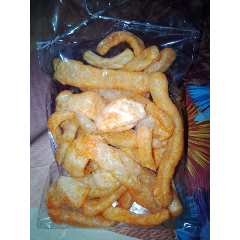 Kerupuk Kulit Sapi Khas Lombok  (Stik-Rasa Bawang Putih)