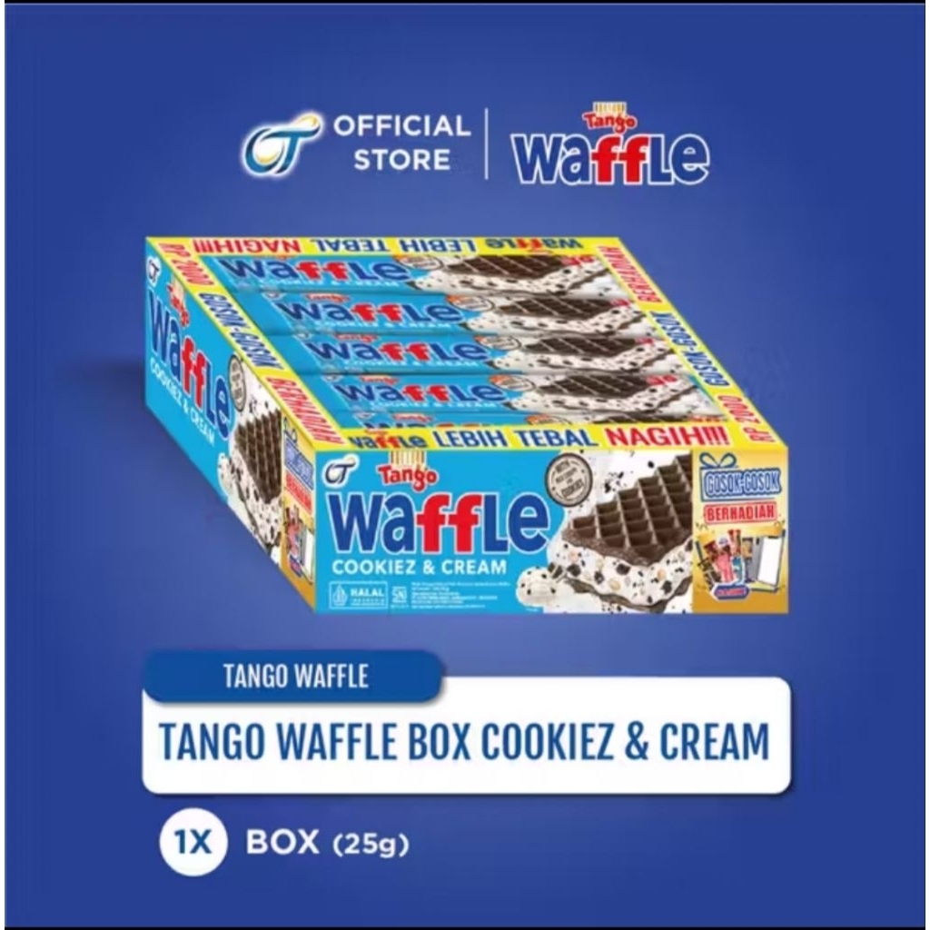 Tango Waffle Cookiez & Cream 25 gr