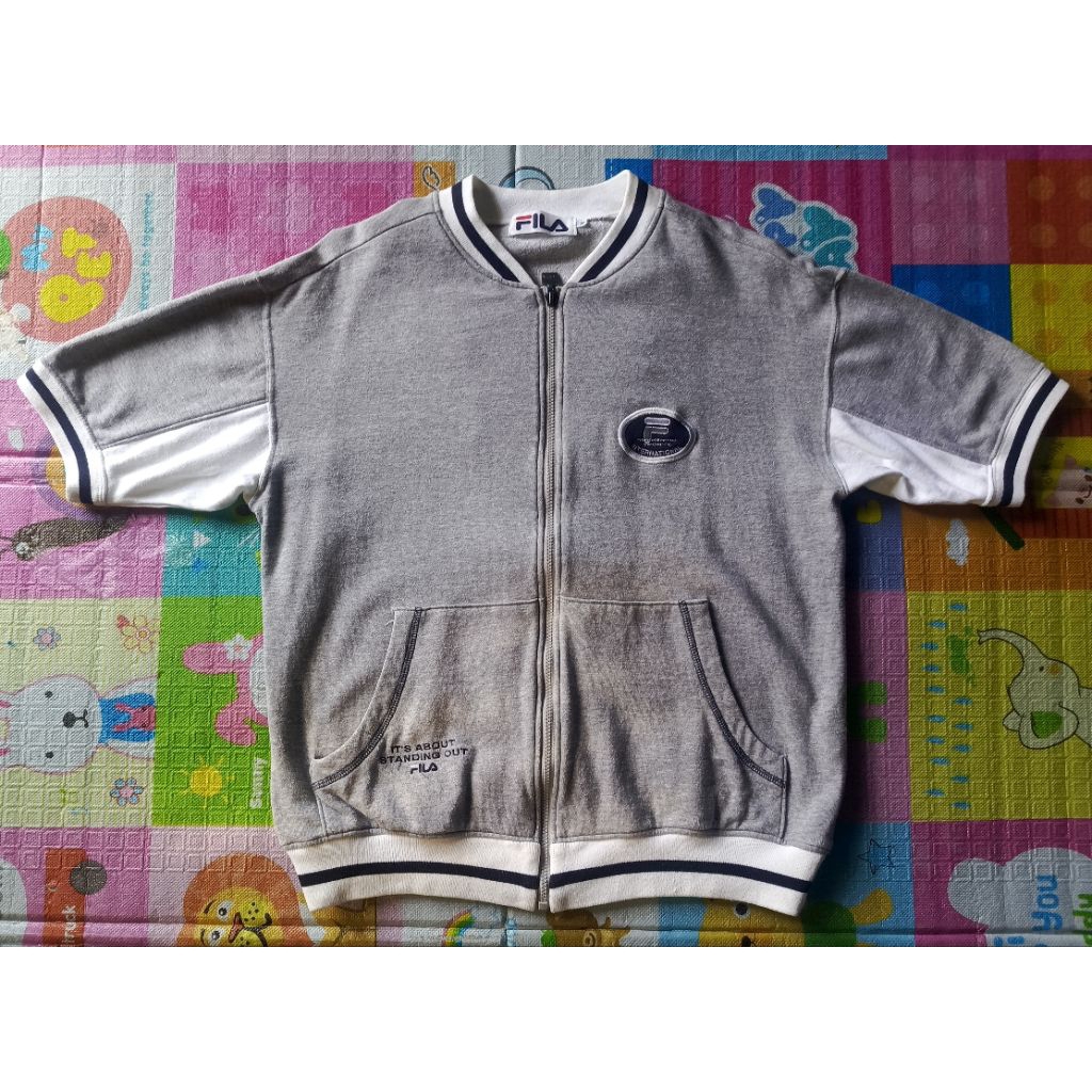 jaket fila lengan pendek second