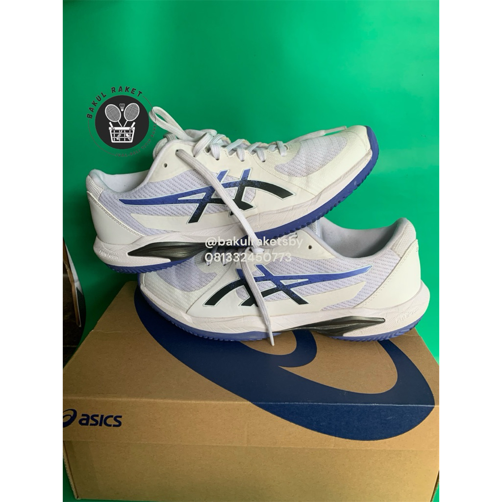 Sepatu Tennis Asics Men Solution Swift FF 2 Clay Original Tenis Shoes Bekas Preloved Second