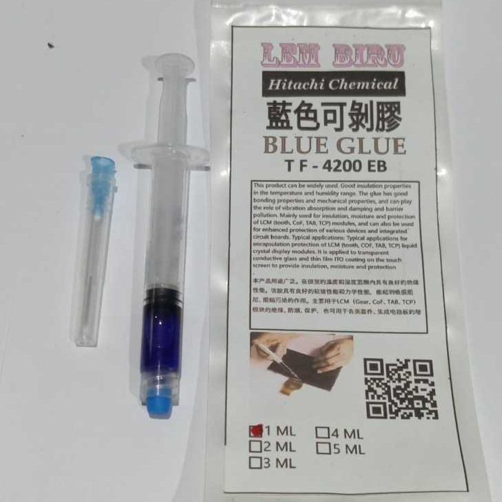 BLUE GLUE TF4200EB lem acf cof panel tv led UNTUK Perbaikan lcd led monitor dan laptop atau lcd tv l