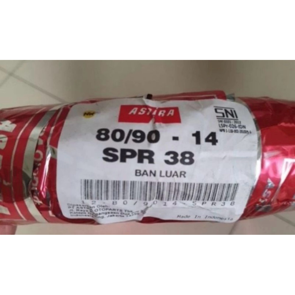 ban luar aspira 80/90 - 14 spr38/ ban motor aspira 80/90 - 14 / ban motor aspira (cocok untuk sepeda