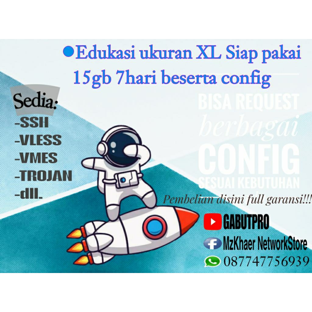 VPN SSH Trojan Vless Vmes config